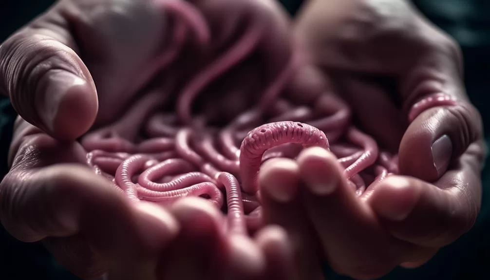 worms in skin symbolism
