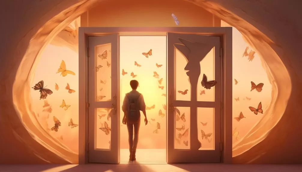 butterfly emerges from cocoon
