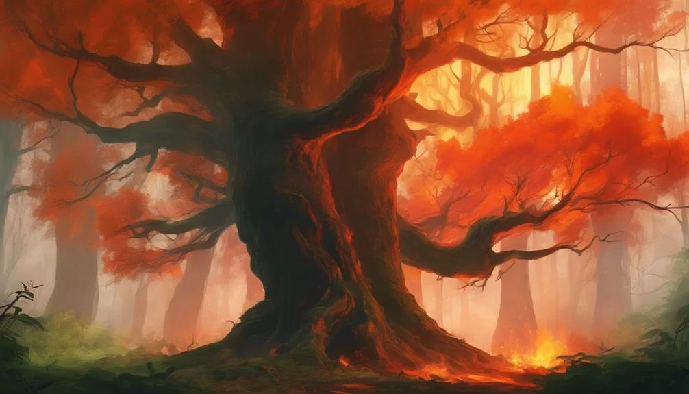 dream interpretation forest fire