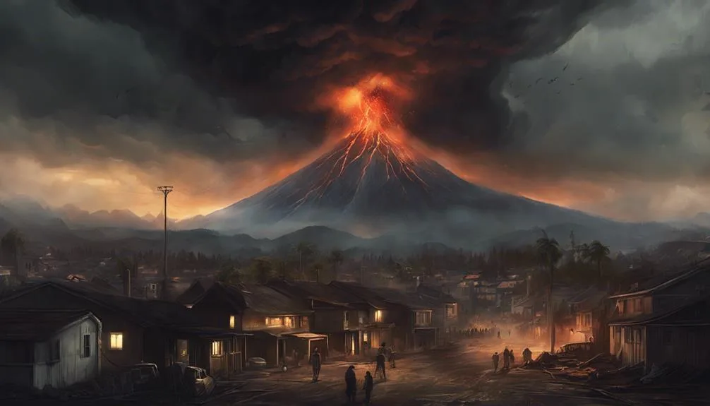 dreaming of erupting volcanoes