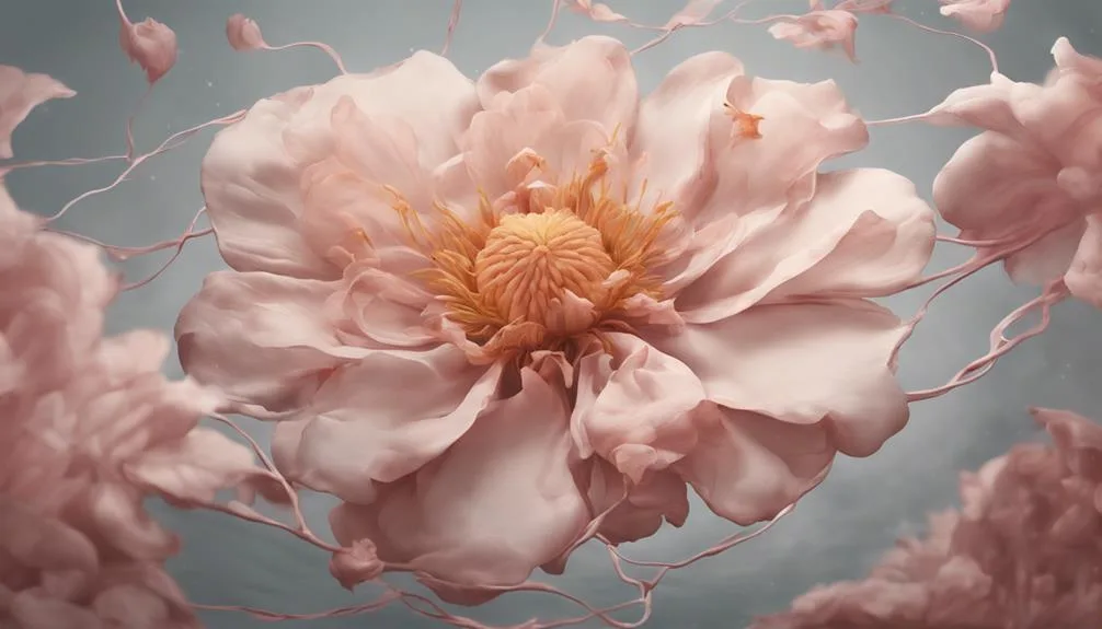 floral growth on skin
