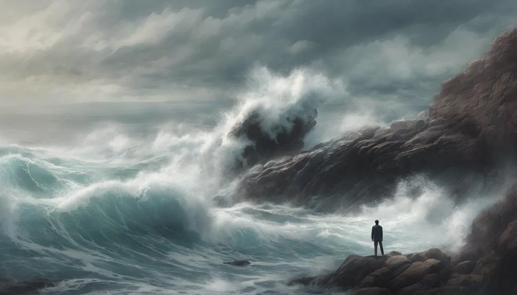 inner turmoil versus calmness