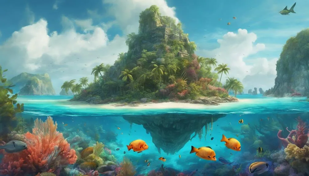 interpret island sinking dream