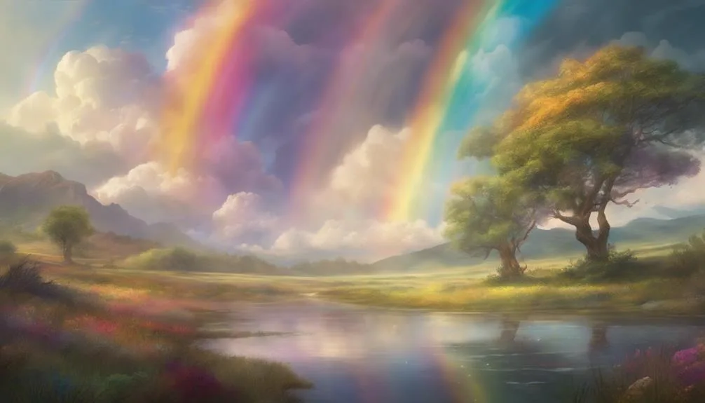 rainbows symbolize hope