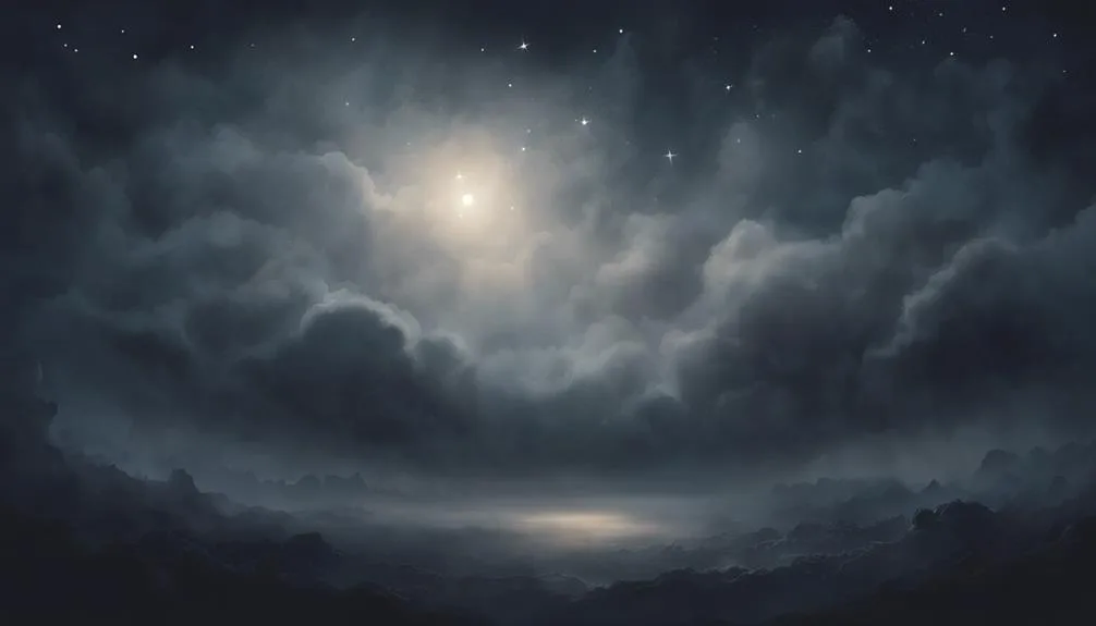 stars hidden by clouds