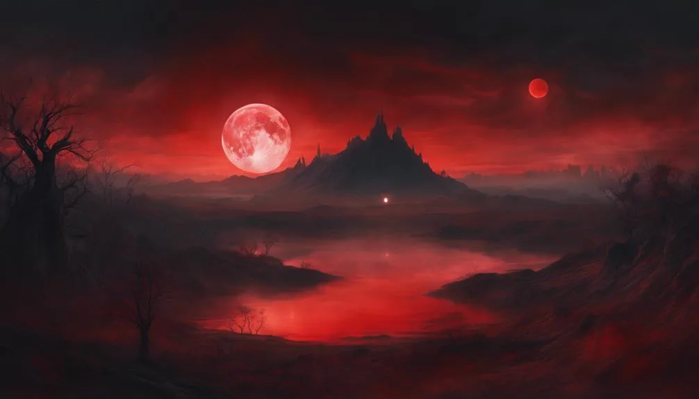 symbolism of red moon